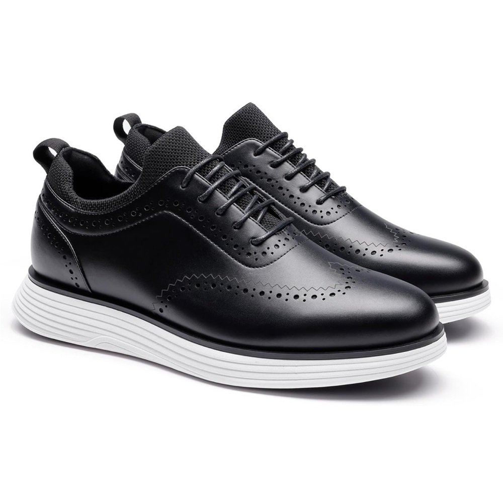 Brand New !!! Bruno Marc MaxFlex Dress Sneakers. Color Black. Size 12.